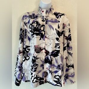 Zenergy by Chico’s Lightweight Water Color Jacket